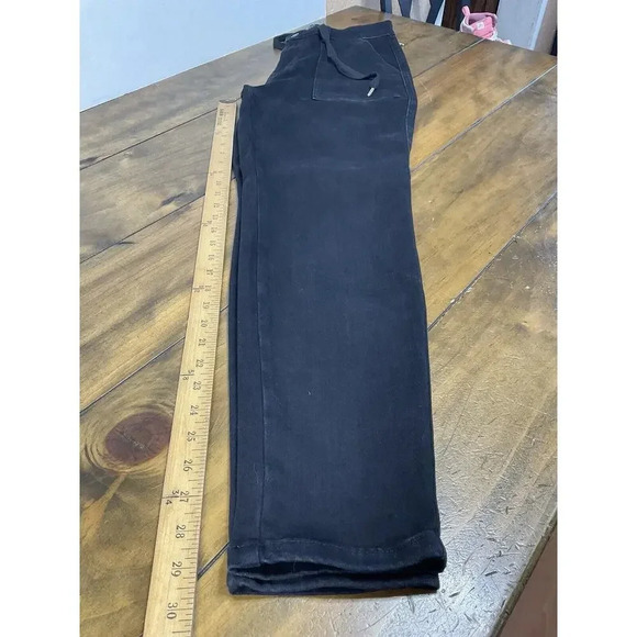 Judy Blue Jogger Jeans Size 7/28 Black Denim High Waist Drawstring - Picture 10 of 10